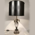 Lampe ananas en cristal taillé