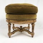 pouf-louis-xvi-bois-dore