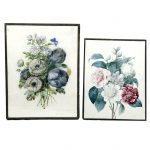 gravures-aquarellees-bouquets-fleurs-xixe