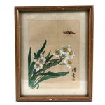 peinture-tissu-fleurs-papillon