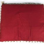 Ancien coussin tissu rose recouvert d'un ouvrage en crochet – Image 5