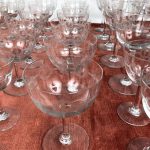 Service de verres en cristal gravé. 42 pièces – Image 7