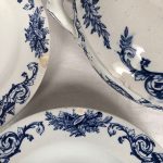 Lunéville Keller & Guérin, soupière et dix assiettes Maintenon – Image 13