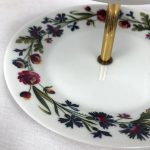 Petit serviteur porcelaine de Paris, décor Tuileries – Image 3