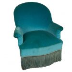 fauteuil-crapaud-velours-turquoise