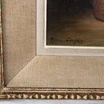Henri Dupin, Nature morte aux cuivres, huile sur toile XXe – Image 9