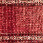 tapis-laine-orient-rouge-rose