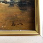 Ecole russe XXe, huile sur toile, basse-cour – Image 9