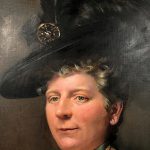 Huile sur toile signée Giuseppe P. Anzino et datée 1907. Portrait de Miss Margaret Elizabeth WAYNE – Image 4