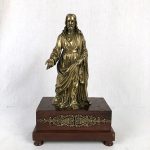 statuette-christ-bronze-dore-xixe