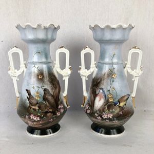vases-porcelaine-paris-decor-oiseaux