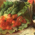 Paire de grands pastels de forme ovale, natures mortes au gibier. XIXe – Image 8