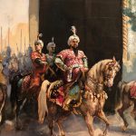 Suite de trois aquarelles signées, début XXe – Image 13