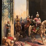 Suite de trois aquarelles signées, début XXe – Image 14