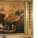 Très grand trumeau de style Louis XVI, bois laqué gris/vert, XIXe – Image 11
