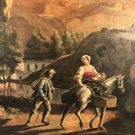 Très grand trumeau de style Louis XVI, bois laqué gris/vert, XIXe – Image 6