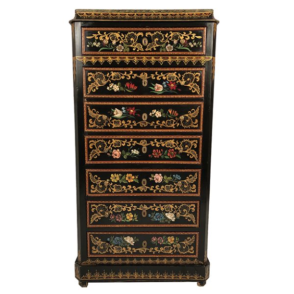 secretaire-decor-fleurs-napoleoniii