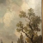 Paire d'huiles sur toile, paysages animés XIXe – Image 11