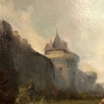 Paire d'huiles sur toile, paysages animés XIXe – Image 12