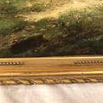Paire d'huiles sur toile, paysages animés XIXe – Image 14
