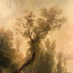 Paire d'huiles sur toile, paysages animés XIXe – Image 8