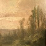 Paire d'huiles sur toile, paysages animés XIXe – Image 9
