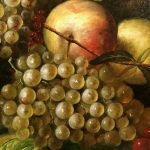 Peter Brooks. Immense nature morte aux fleurs et aux fruits. Huile sur toile XXe. 2,2 m x 1,7  m – Image 13