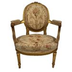 fauteuil-bois-dore-louis-xvi