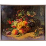 ecole-hollandaise-xixe-nature-morte-fruits